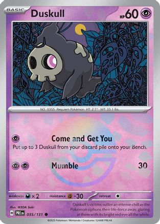 Duskull (Poke Ball Pattern) 035  - Holofoil - Common