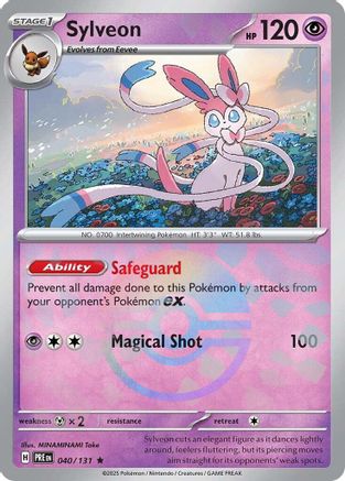 Sylveon (Poke Ball Pattern) 040  - Holofoil - Rare