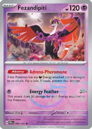 Fezandipiti (Poke Ball Pattern) 045  - Holofoil - Rare