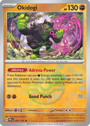 Okidogi (Poke Ball Pattern) 057  - Holofoil - Rare