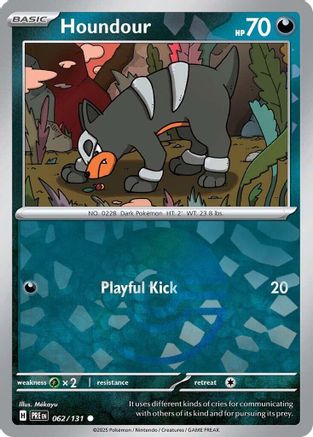 Houndour (Poke Ball Pattern) 062  - Holofoil - Common