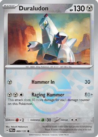 Duraludon (Poke Ball Pattern) 069  - Holofoil - Common