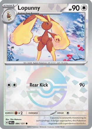 Lopunny (Poke Ball Pattern) 084  - Holofoil - Common