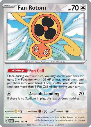 Fan Rotom (Poke Ball Pattern) 085  - Holofoil - Common