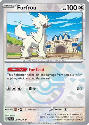Furfrou (Poke Ball Pattern) 088  - Holofoil - Common