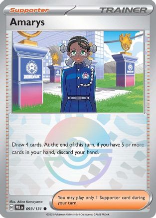 Amarys (Poke Ball Pattern) 093/131  - Holofoil - Common