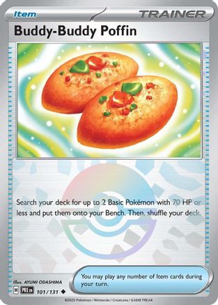 Buddy-Buddy Poffin (Poke Ball Pattern) 101  - Holofoil - Uncommon