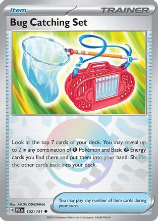 Bug Catching Set (Poke Ball Pattern) 102  - Holofoil - Uncommon