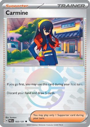 Carmine (Poke Ball Pattern) 103  - Holofoil - Uncommon