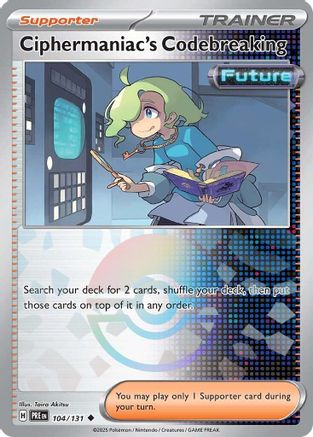 Ciphermaniac's Codebreaking (Poke Ball Pattern) 104  - Holofoil - Uncommon