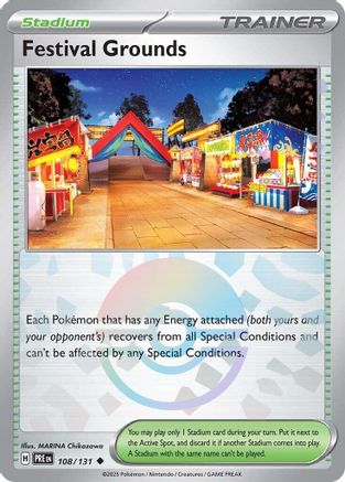 Festival Grounds (Poke Ball Pattern) 108  - Holofoil - Uncommon