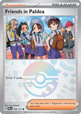 Friends in Paldea (Poke Ball Pattern) 109/131  - Holofoil - Common