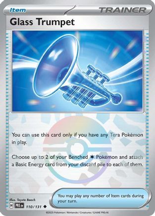 Glass Trumpet (Poke Ball Pattern) 110  - Holofoil - Uncommon