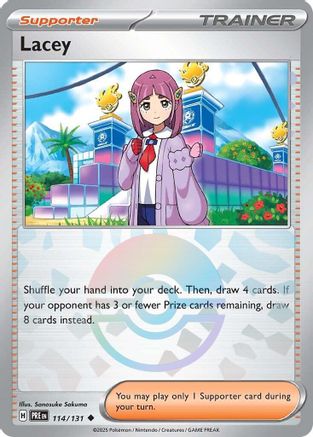 Lacey (Poke Ball Pattern) 114/131  - Holofoil - Uncommon