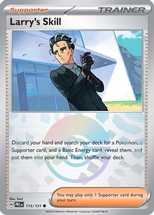 Larry's Skill (Poke Ball Pattern) 115/131  - Holofoil - Common
