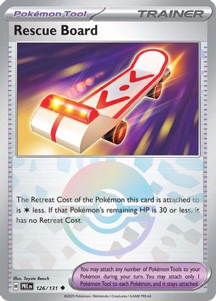 Rescue Board (Poke Ball Pattern) 126  - Holofoil - Uncommon