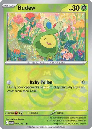 Budew (Master Ball Pattern) 004  - Holofoil - Common