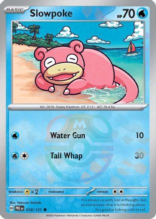 Slowpoke (Master Ball Pattern) 018  - Holofoil - Common