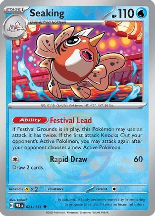 Seaking (Master Ball Pattern) 021  - Holofoil - Uncommon