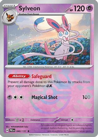 Sylveon (Master Ball Pattern) 040  - Holofoil - Rare