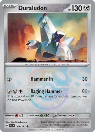 Duraludon (Master Ball Pattern) 069  - Holofoil - Common