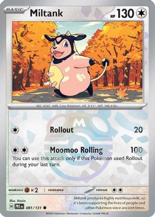 Miltank (Master Ball Pattern) 081  - Holofoil - Common