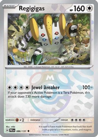 Regigigas (Master Ball Pattern) 086  - Holofoil - Uncommon