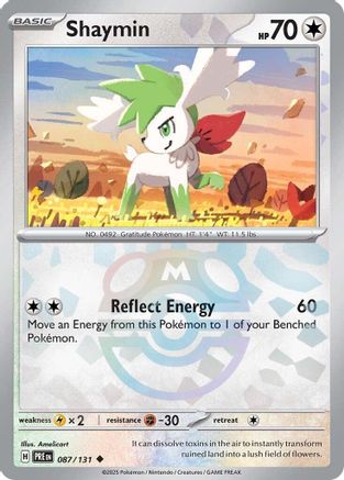 Shaymin (Master Ball Pattern) 087  - Holofoil - Uncommon