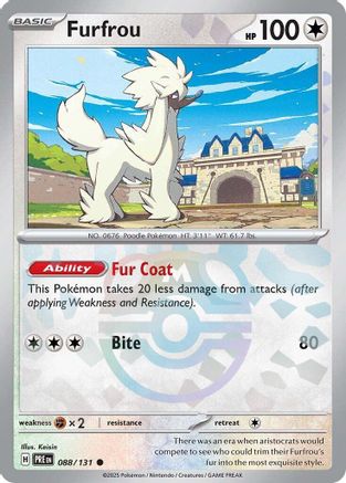 Furfrou (Master Ball Pattern) 088  - Holofoil - Common