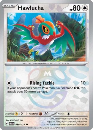 Hawlucha (Master Ball Pattern) 089  - Holofoil - Uncommon