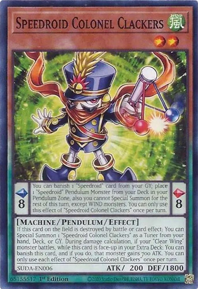 Speedroid Colonel Clackers (SUDA-EN006) - Common