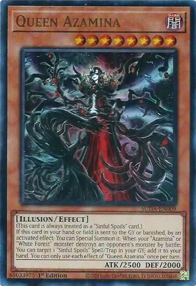 Queen Azamina (SUDA-EN009) - Ultra Rare