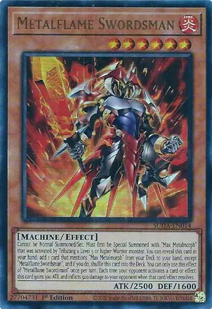 Metalflame Swordsman (SUDA-EN014) - Ultra Rare