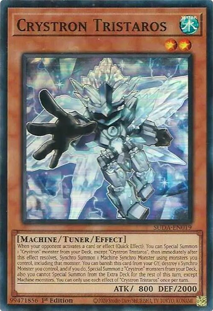 Crystron Tristaros (SUDA-EN019) - Super Rare