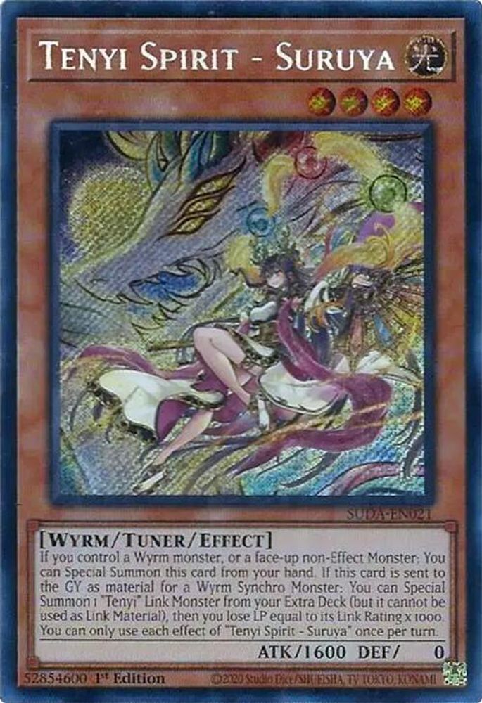 Tenyi Spirit - Suruya (SUDA-EN021) - Secret Rare