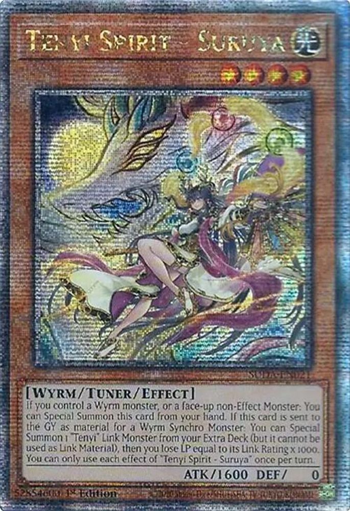 Tenyi Spirit - Suruya (Quarter Century Secret Rare) (SUDA-EN021) - Quarter Century Secret Rare
