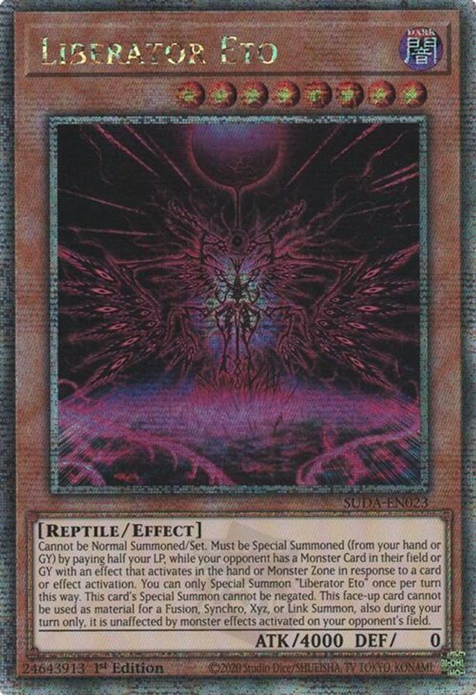Liberator Eto (Quarter Century Secret Rare) (SUDA-EN023) - Quarter Century Secret Rare