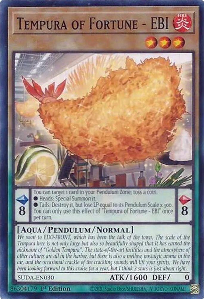 Tempura of Fortune - EBI (SUDA-EN030) - Common