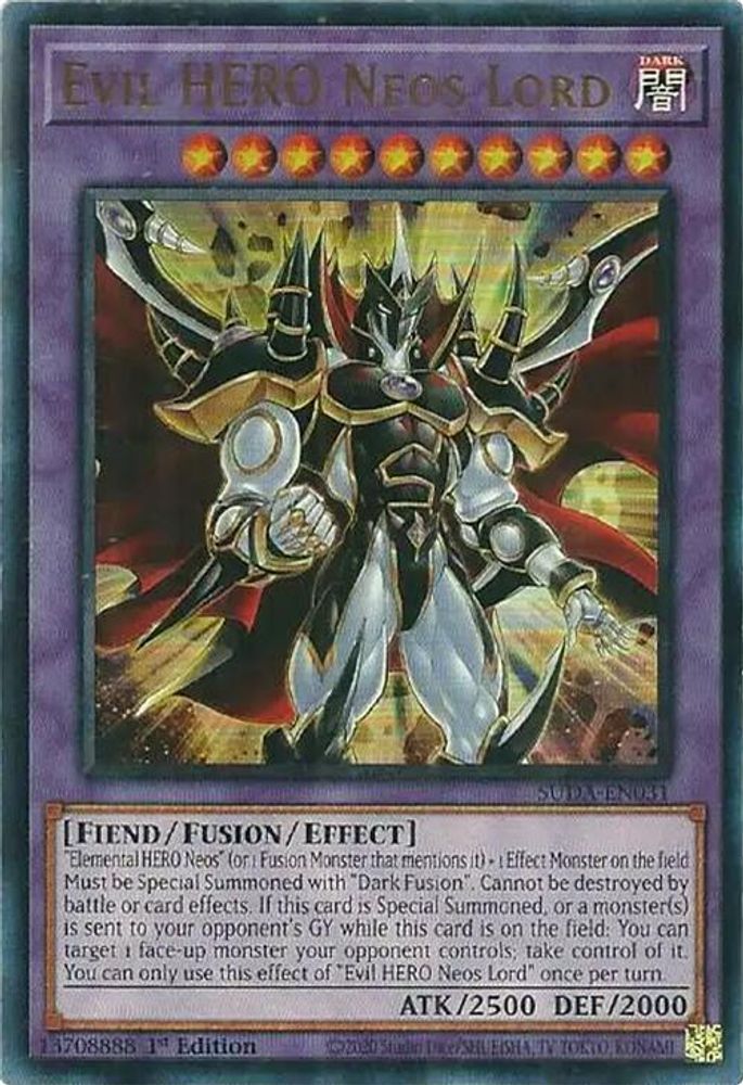 Evil HERO Neos Lord (SUDA-EN031) - Ultra Rare