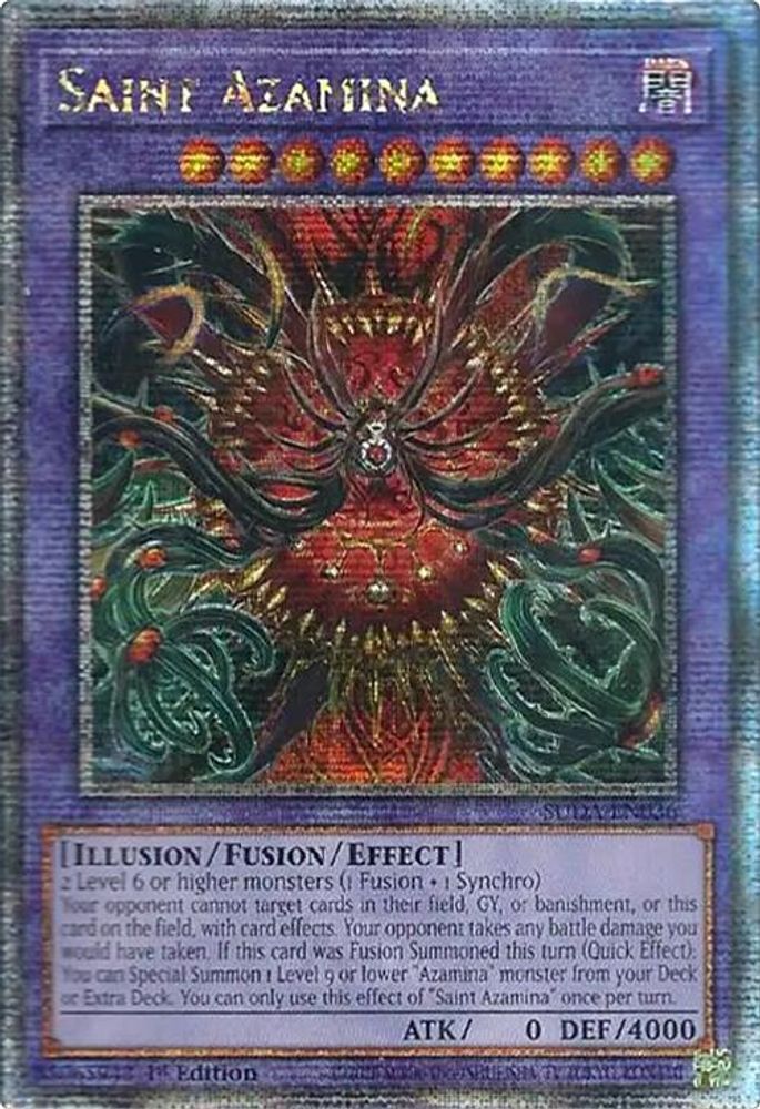 Saint Azamina (Quarter Century Secret Rare) (SUDA-EN036) - Quarter Century Secret Rare