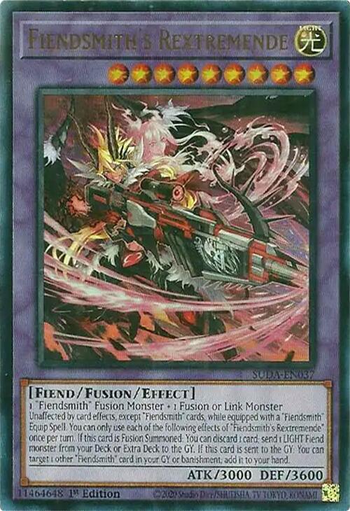 Fiendsmith's Rextremende (SUDA-EN037) - Supreme Darkness 1st Edition