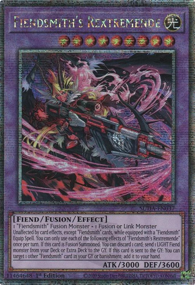 Fiendsmith's Rextremende (Quarter Century Secret Rare) (SUDA-EN037) - Quarter Century Secret Rare