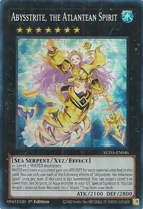 Abysstrite, the Atlantean Spirit (SUDA-EN046) - Supreme Darkness 1st Edition