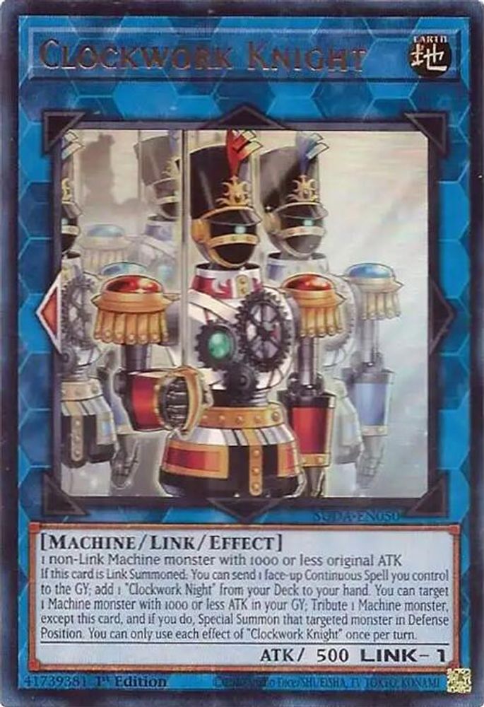 Clockwork Knight (SUDA-EN050) - Ultra Rare