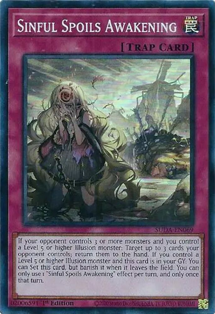 Sinful Spoils Awakening (SUDA-EN069) - Super Rare