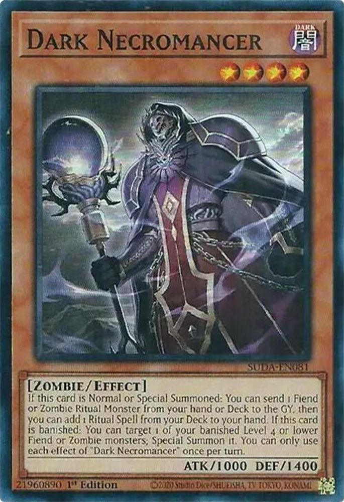 Dark Necromancer (SUDA-EN081) - Super Rare