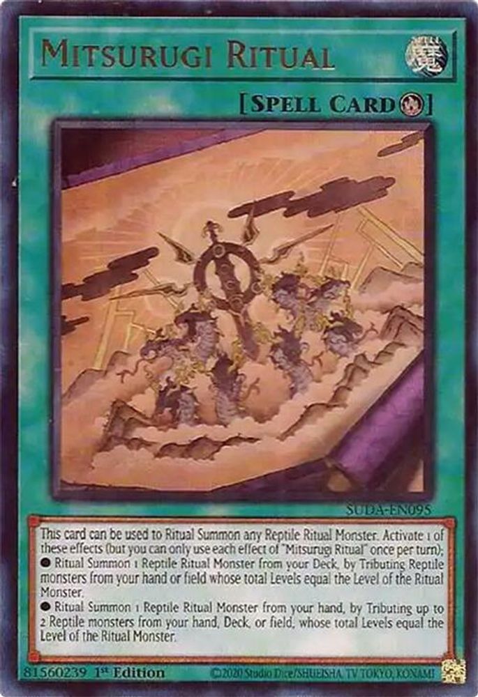 Mitsurugi Ritual (SUDA-EN095) - Ultra Rare