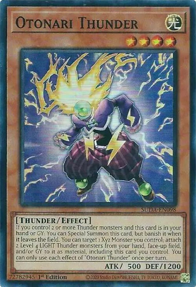 Otonari Thunder (SUDA-EN098) - Super Rare