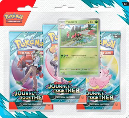 Pokemon - Journey Together 3 Pack Blister [Yanmega]