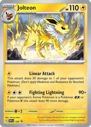 Jolteon 169  - Holofoil - Promo